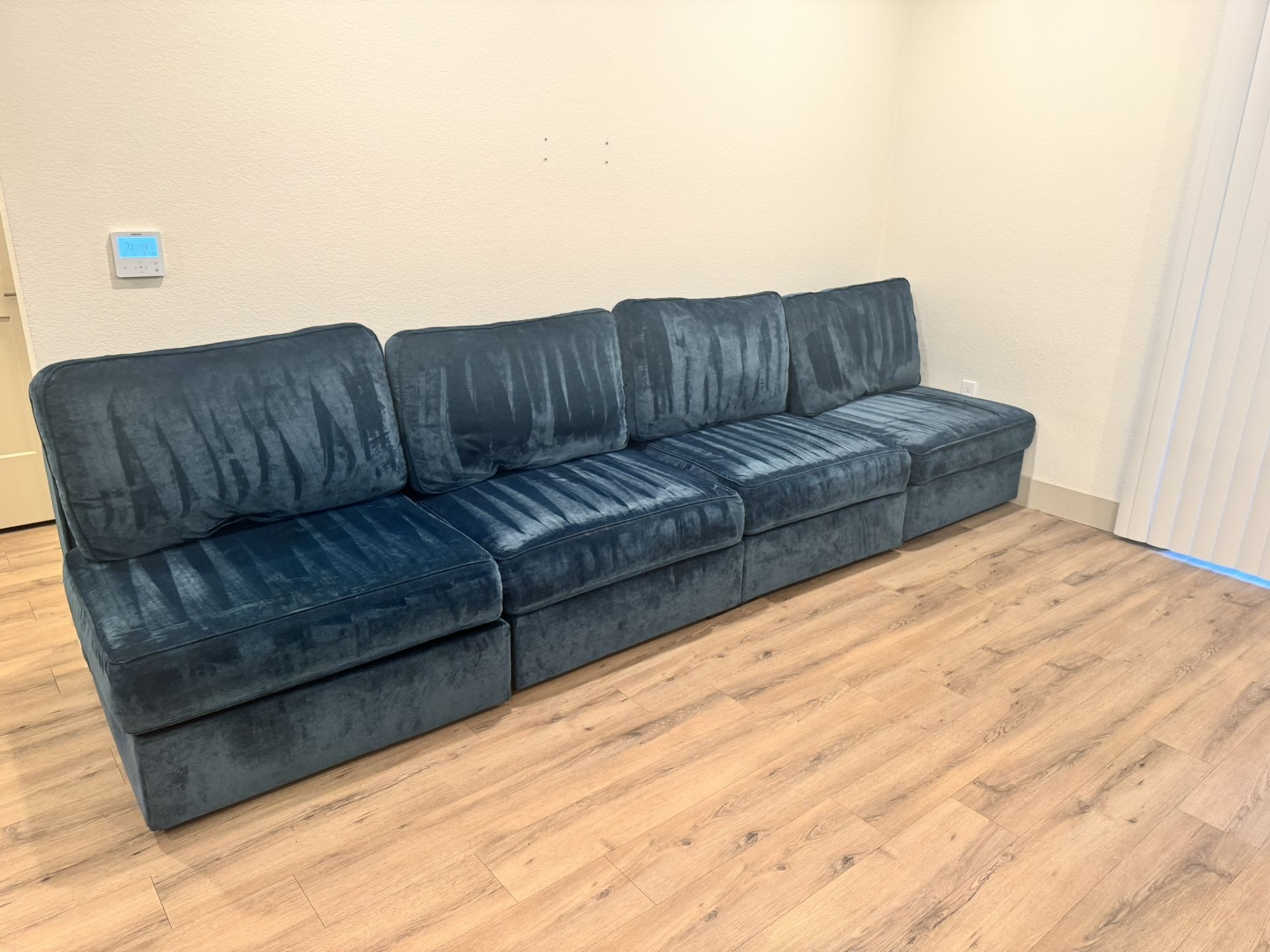 Lovesac Sactional Convertible Sectional / Queen-Size Bed / Ottoman - Modular Couch System