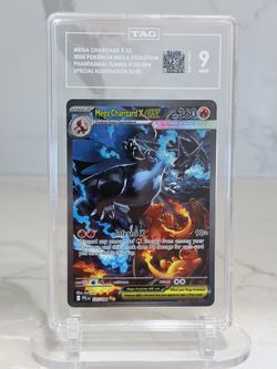 2025 Mega Charizard X ex SIR #125/094 TAG 9 Mint Phantasmal Flames - Potential PSA 10