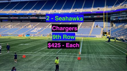 Seahawks Chargers Tickets