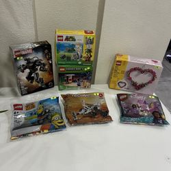 New all legos for $40 firm price or each price is on each item/ Lego nuevos todo $40 precio fijo