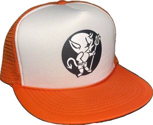 *BRAND NEW* Little Devil Orange & White Snap Back Hat