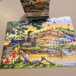 Apple Express Country Escapes 500 Piece Puzzle