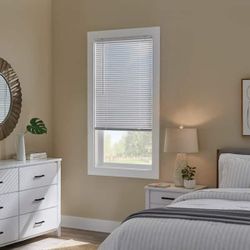 New Window Blinds/Curtains" Room Darkening Cordless Aluminum Blind - White (52" W x 64" L) - Bulk Available