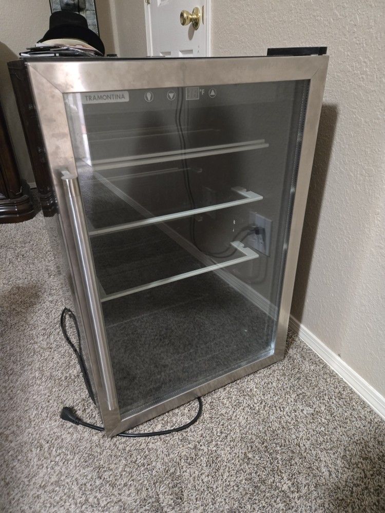 Mini Fridge Glass Door