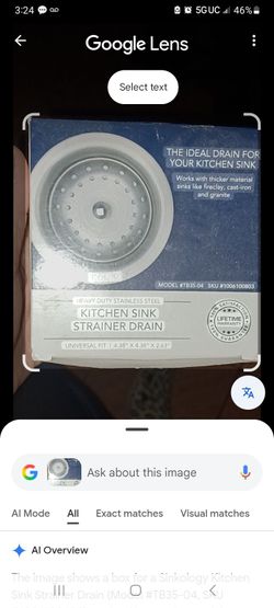 Kitchen sink drainage