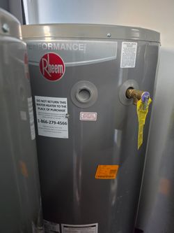 New water heater gas