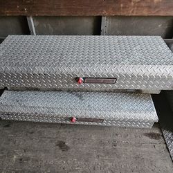 Full Set Of Truck Tool Aluminum Boxes 