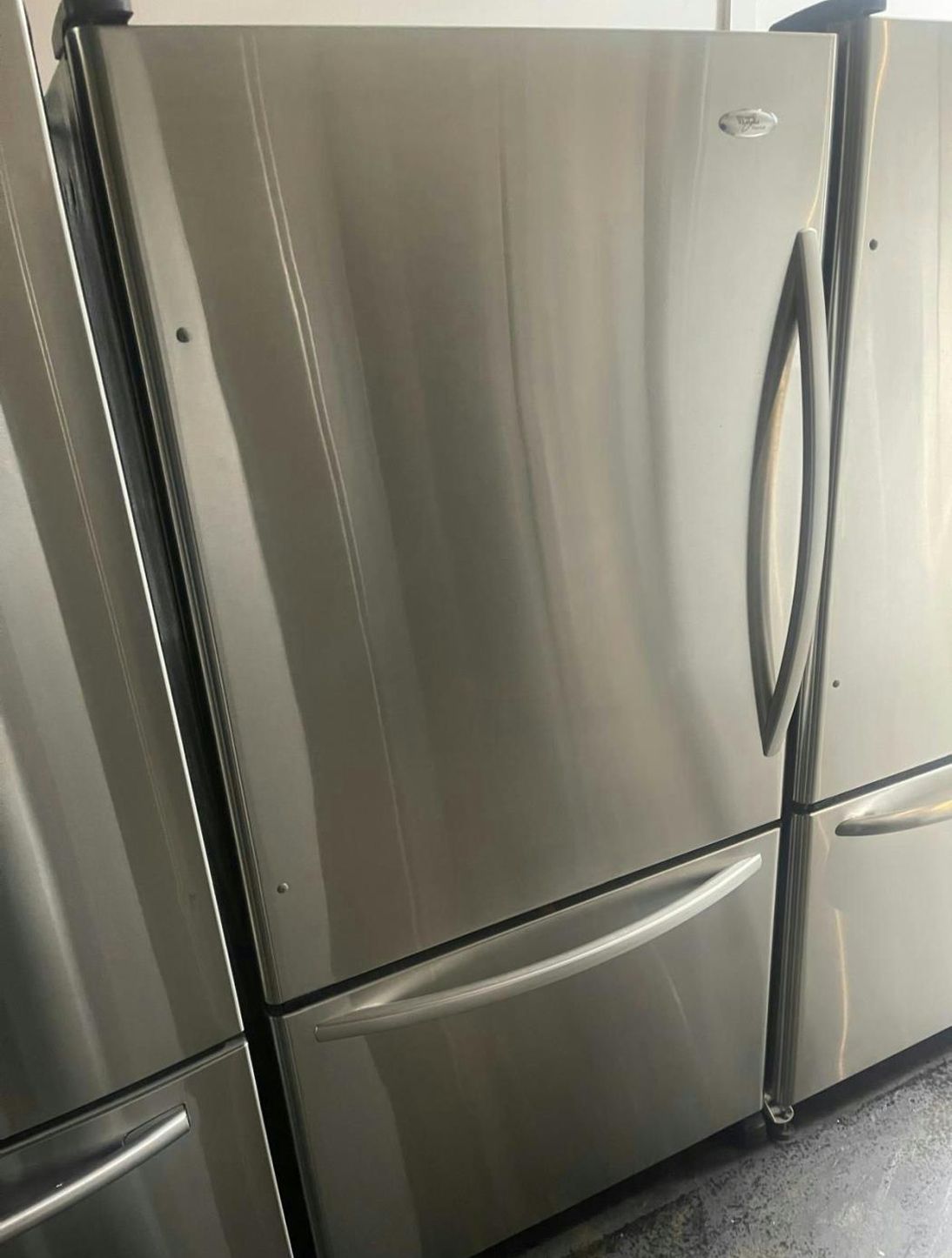 Whirlpool Bottom Freezer Stainless Steel Refrigerator