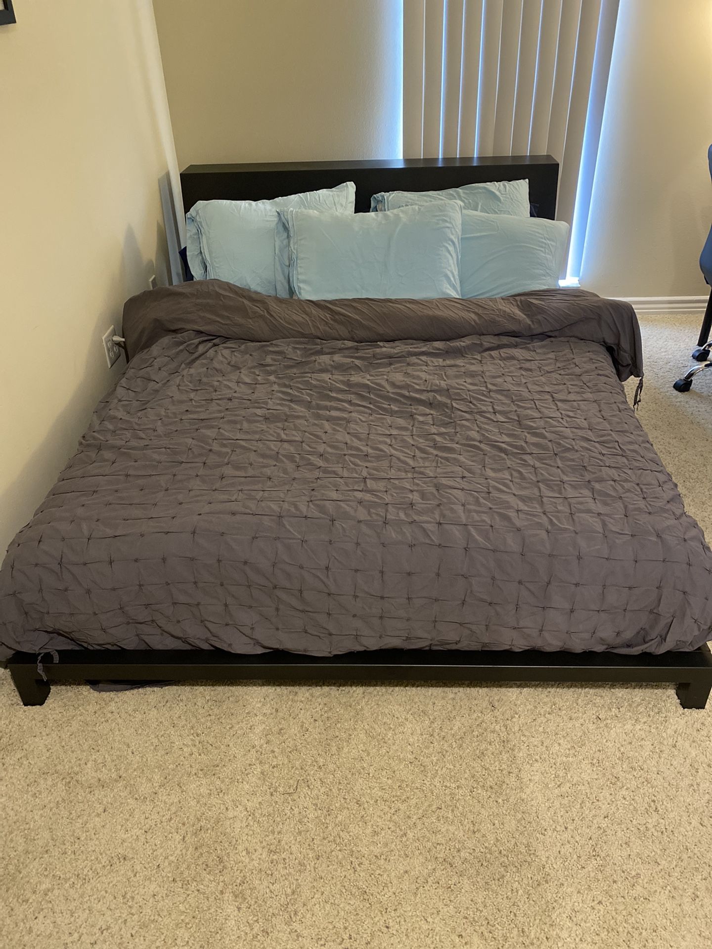 CB2 Queen Bed + Mattress