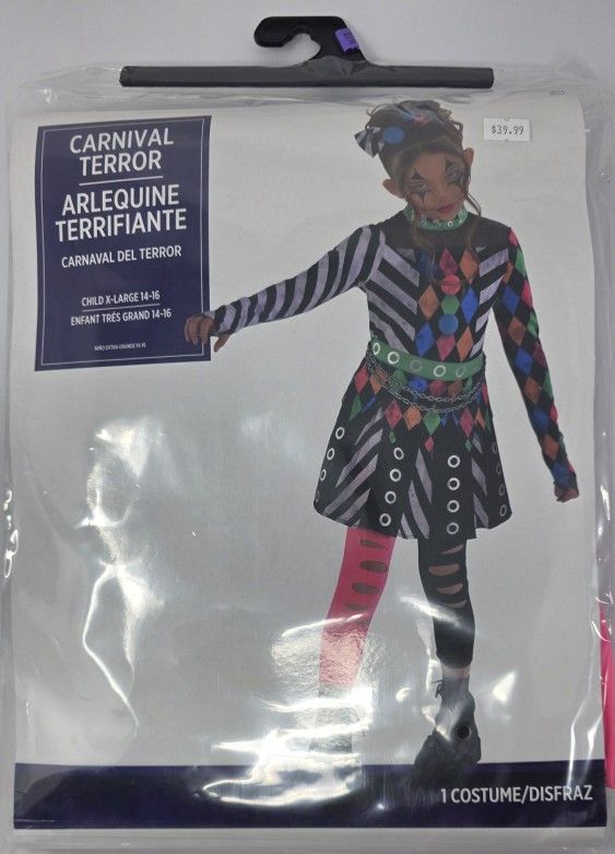 Halloween Carnival Terror Child X Large 14-16