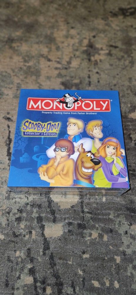 Monopoly Scooby-Doo! Collectors Edition (2002) Brand New Factory Sealed Box!!