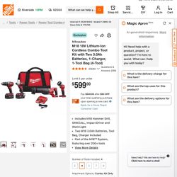 Milwaukee Combo Tools 