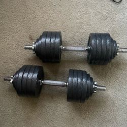 CAP Adjustable Dumbbells 52.5 Lbs Each 