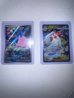 Pokémon Frosslass SIR and Clefairy IR