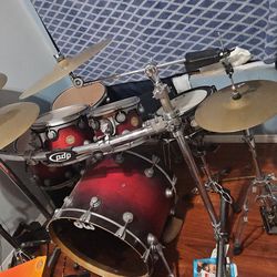 DW Collector’s 5 Piece Zildjian A Hardware Set Kit PDP Rack DW5000 Maple Used