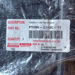 Tundra TRD Floor mats Unused 