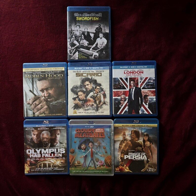 Blu-ray Movies - Swordfish, Prince of Persia, Robin Hood & More