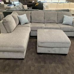 L Shaped Sectional Financing Available By ASHLEY 