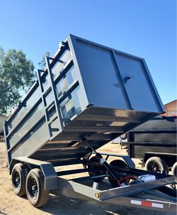 🌀Brand New 12ft Long Hydraulic Dump Trailer