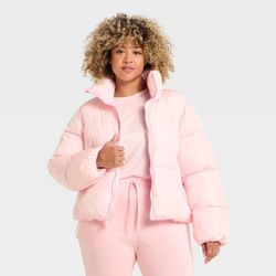 All In Motion Pink Puffer Jacketī