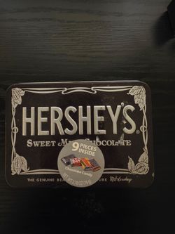 Hershey Chocolate tin