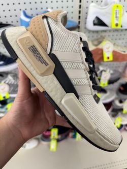 ADIDAS NMD_G1 CREAM BEIGE BLACK MEN’S SNEAKERS SIZE 8.5 USED