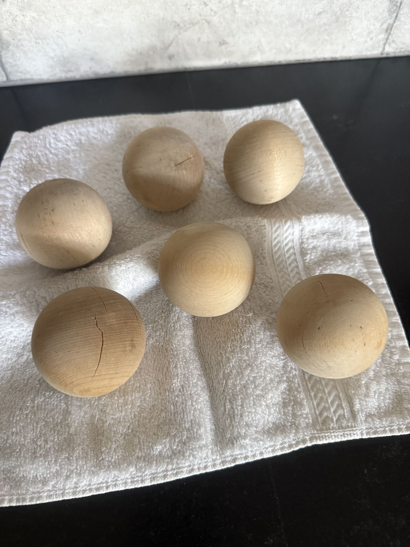 Maple Wood Balls 3 Inch Diameter