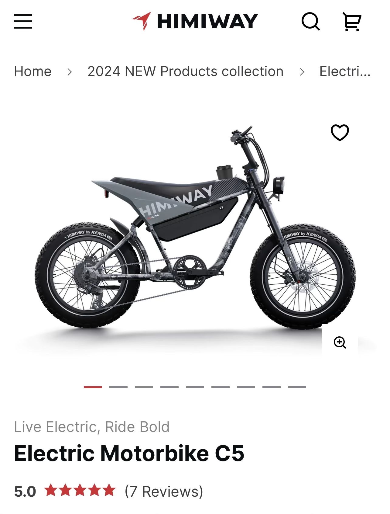 Electric Motorbike C5