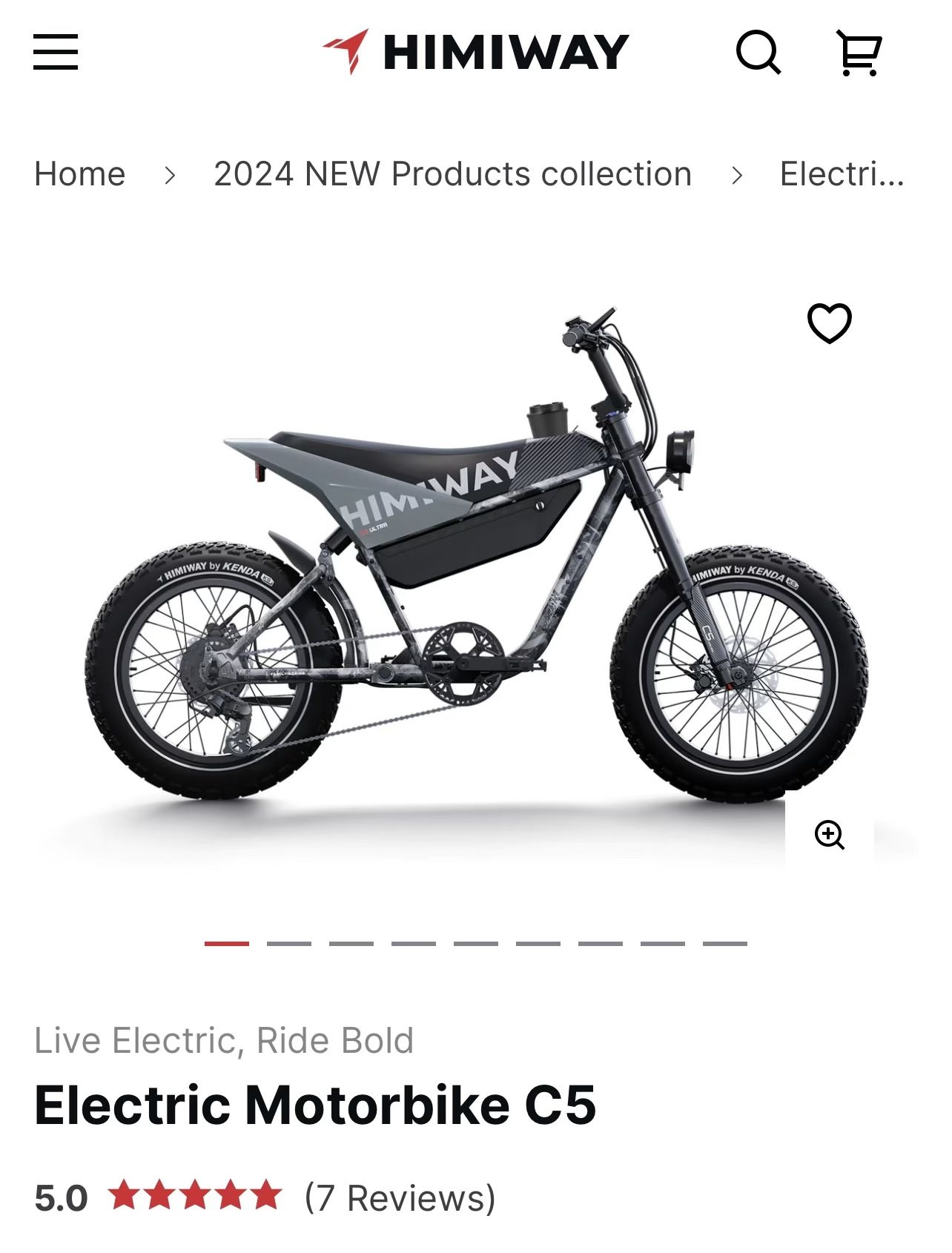 Electric Motorbike C5 