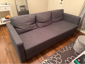 Sofa with storage/folds down to queen bed