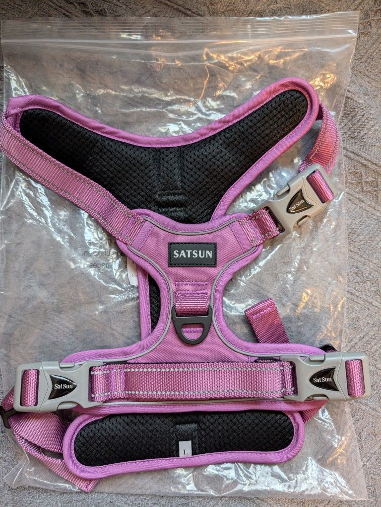 Pet Harness Size L Color Purple