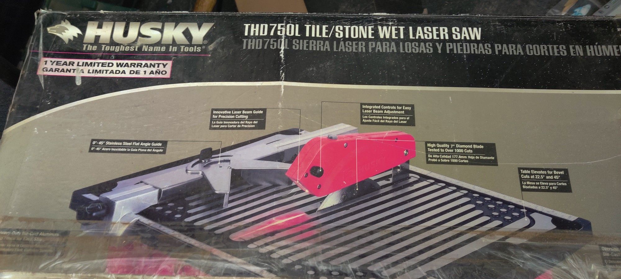 Husky Laser Tile Saw