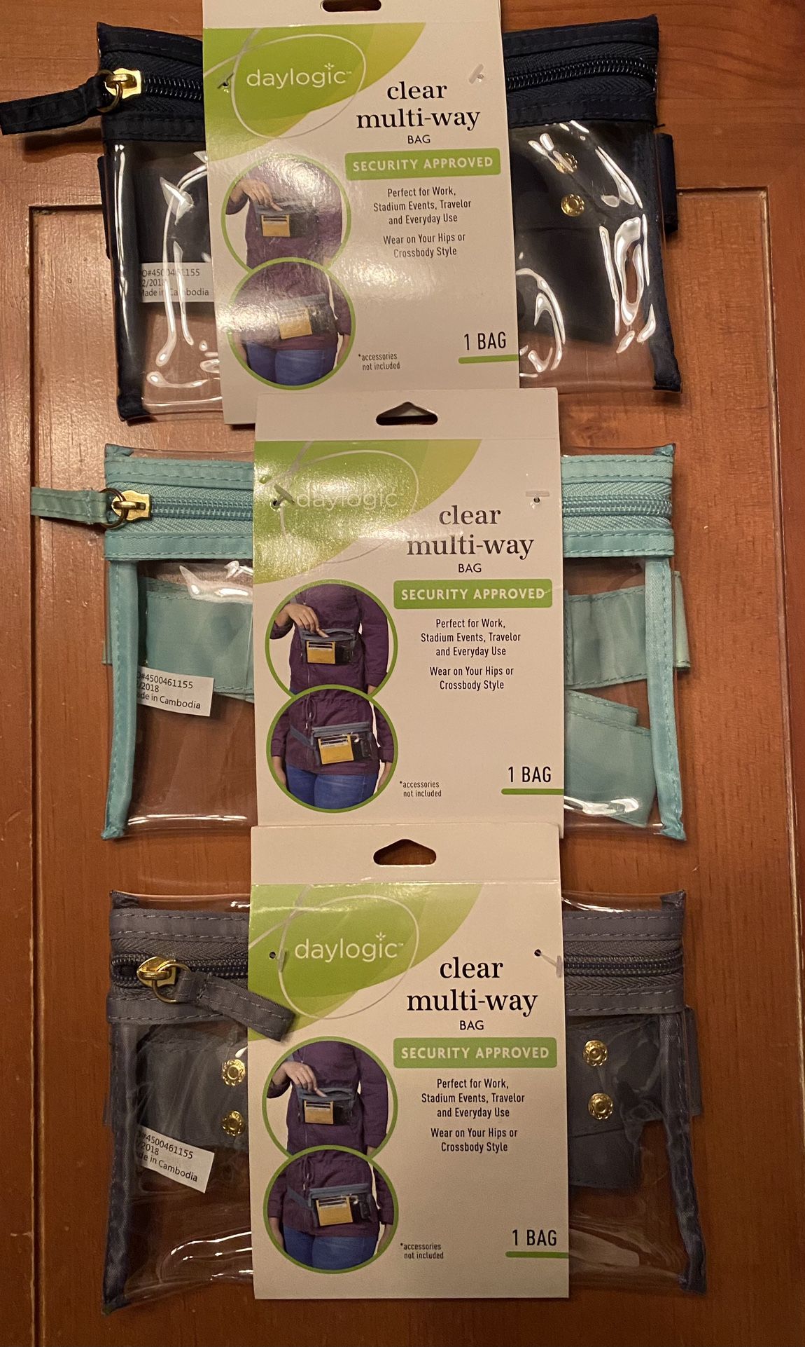 Clear belt bag