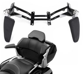 Motorcycle Passenger Armrests, Adjustable Rear Armrests for BMW K1600GTL 2010-2018 Replacement Accessories Parts Black