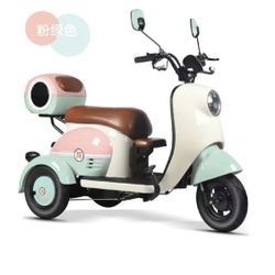 New Parent-child Tricycle electric bicycle  60v. 20AH  speed 23 mile 