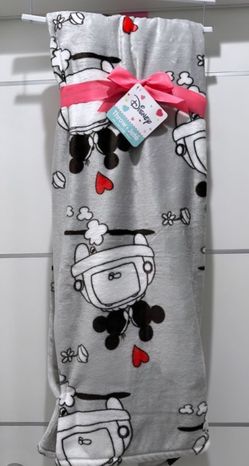 Valentine, Mickey, And Minnie Blanket
