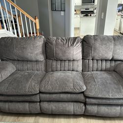 Reclining Couch with Love Seat