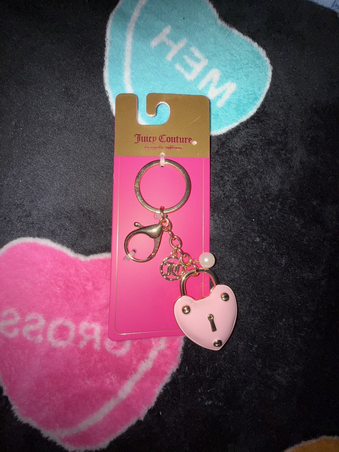 Juicy Couture Locket Keychain charm