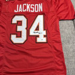 Dexter Jackson Signed Autographed Custom Jersey - JSA Coa- Tampa Bay Buccaneers