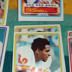 Football Topps 1980 Wesley. Walker. Upchurch, Septien, Cromwell,Mel Gray, Lambert, Zorn Manu & More. 40 Cards. Cash Porch Pickup Redmond