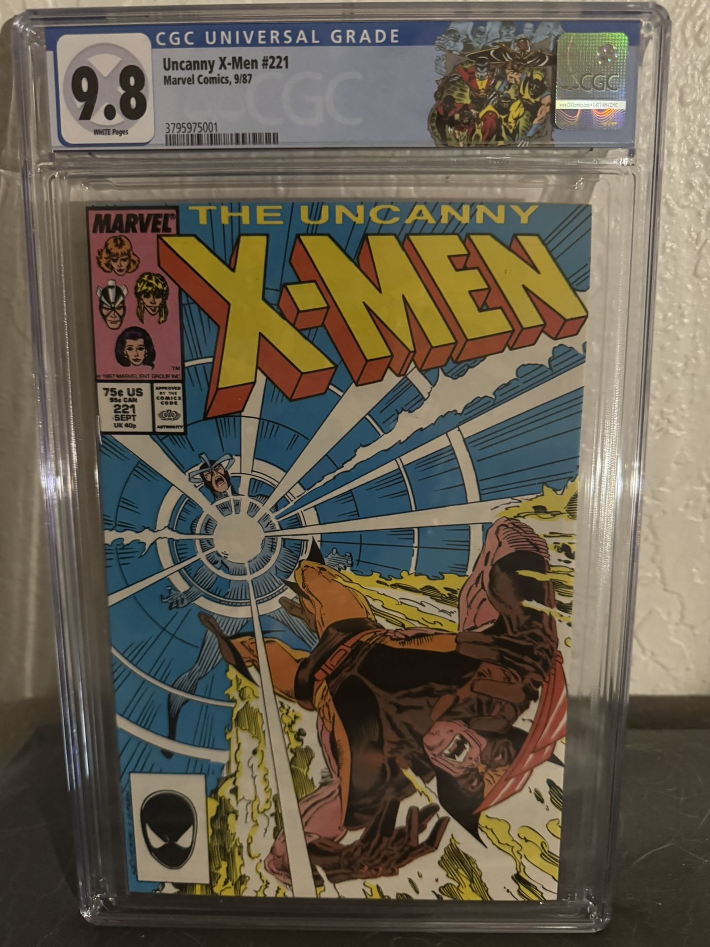X-Men #221 - CGC 9.8