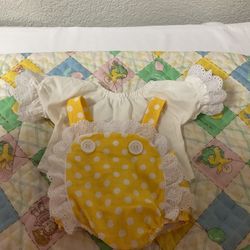 Handmade Replica Sunsuit For Vintage Cabbage Patch Kids Girl Dolls 16-18 Inches