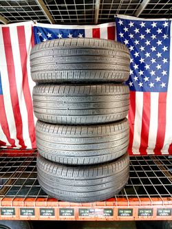 🎁 4 USED TIRES 245/50R19 PIRELLI CINTURATTO P7 ALL SEASON RSC RUN-FLAT 2455019