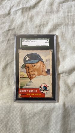 1953 Topps Mickey Mantle #82 SGC Authentic Yankees!