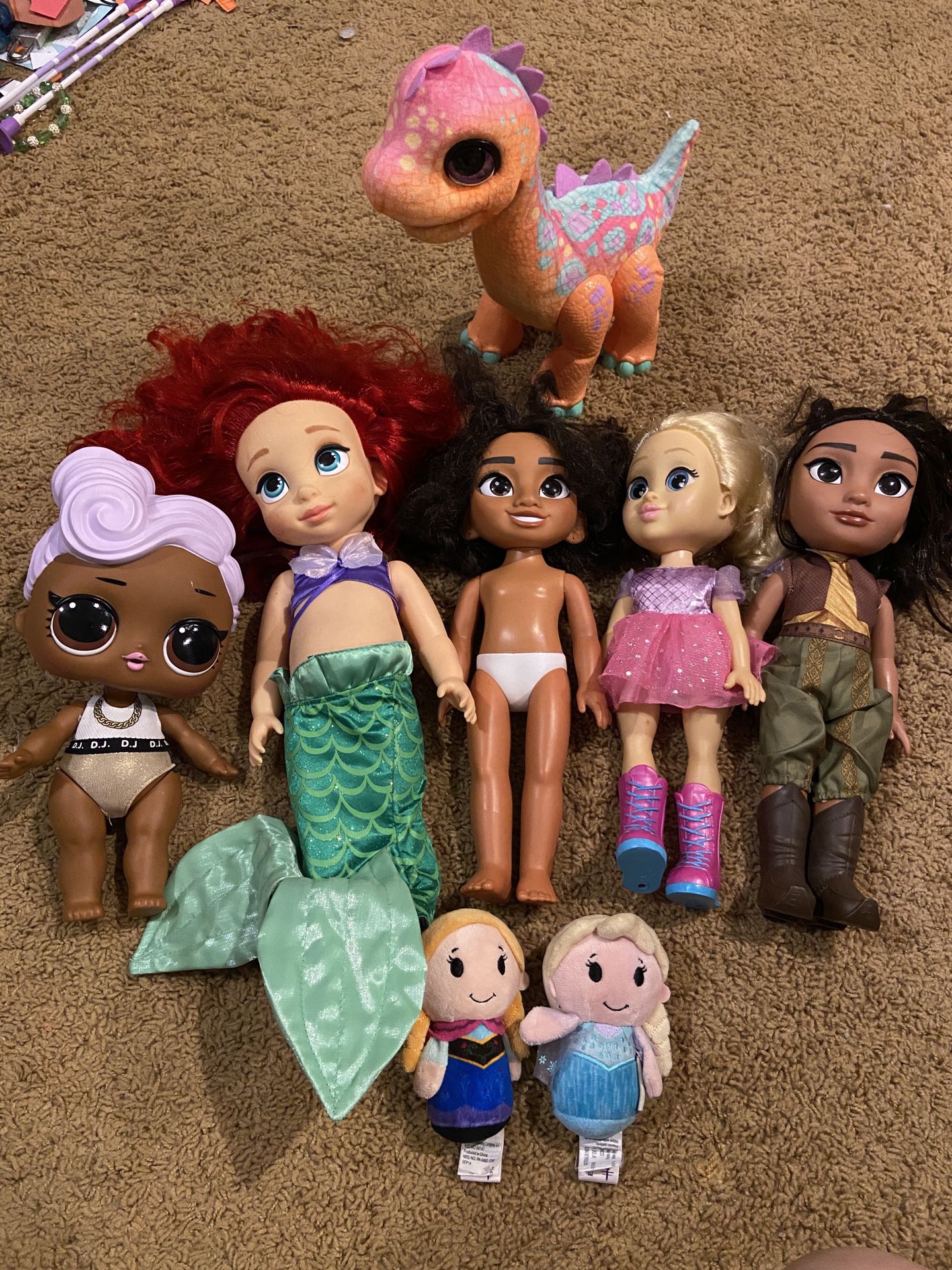 Lot Of Disney Dolls