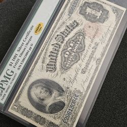 1891 $1 Silver Certificate Note 