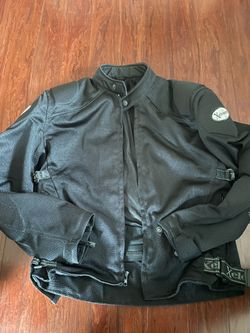 Xelement Men's 'Shadow' All Season Black Motorcycle Jacket w/ Liner
