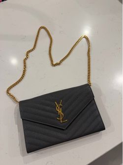 Saint Laurent YSL Monogram Wallet Bag