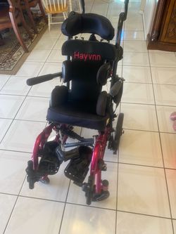 Pediatric Adaptive Wheelchair with Headrest