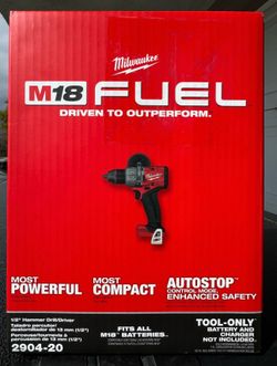 Milwaukee Fuel 18v Drill New